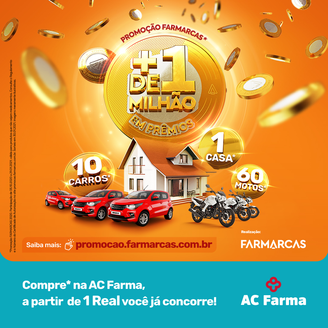 Promoção Farmarcas – Mais de 1 milhão em prêmios!